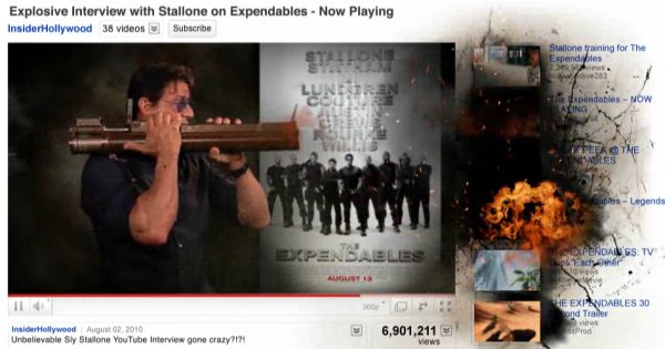 The Expendables promo YouTube 