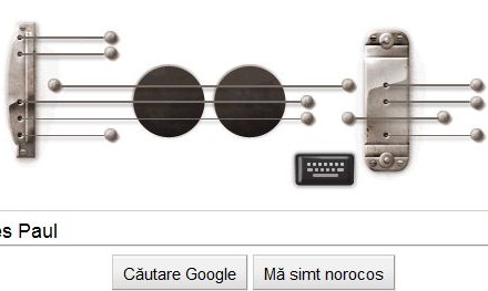 Astazi Google il sarbatoreste pe Les Paul