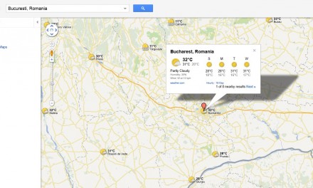 Meteo pe Google Maps